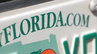 Florida license plate