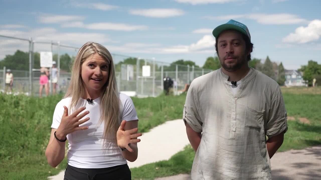 Anneliese Niebauer and Michael Watson-Fore, co-founder of PickleMatch