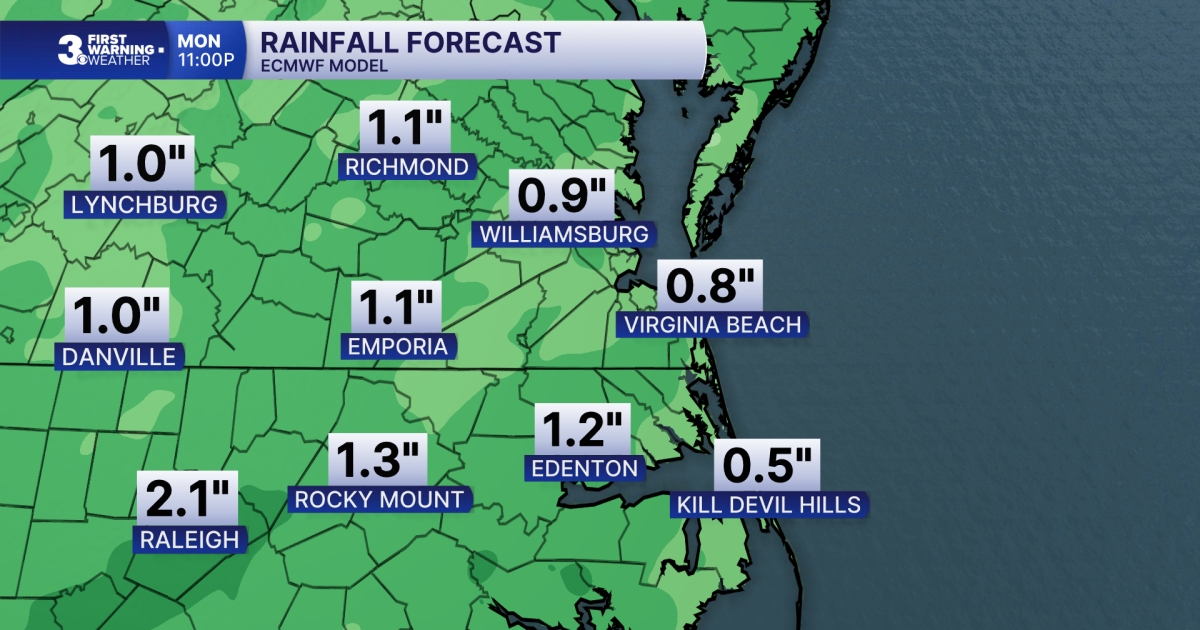 First Warning Forecast: Showers likely Memorial Day weekend