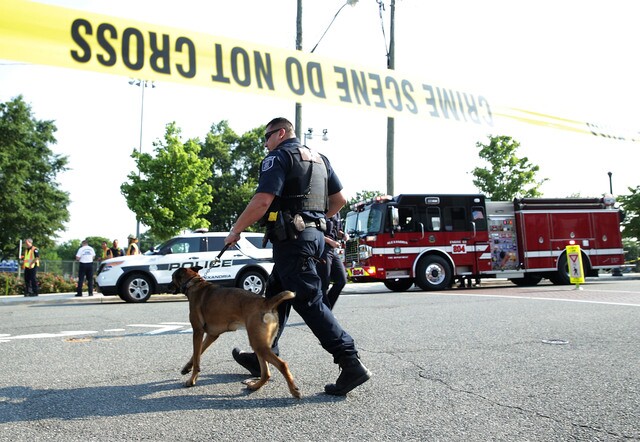 Photos: Shooting at practice for Congressional Baseball Game