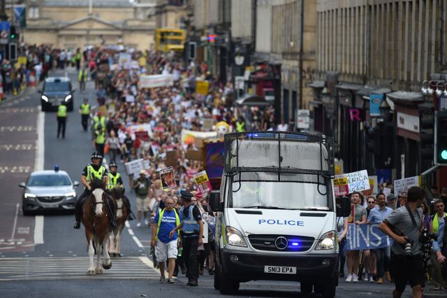 Photos: Scotland protests President Donald Trump's visit