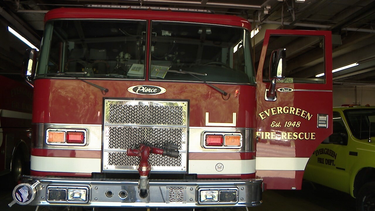 Evergreen firetruck