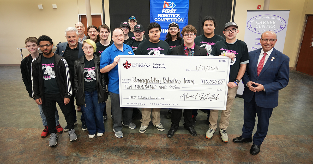 UL Lafayette's College of Engineering to mentor LPSS student robotics team - Vimarsana News