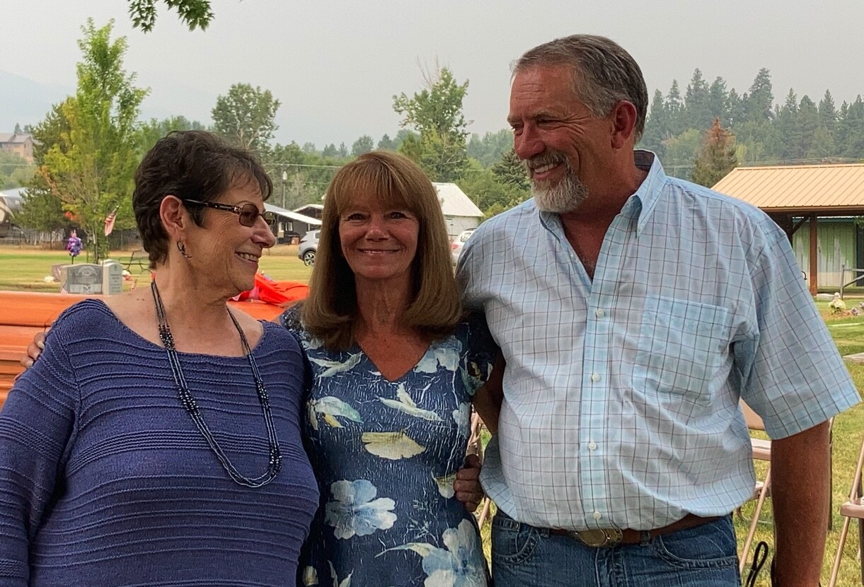 Robert Evan's children celebrate the return of their uncle