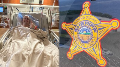 'It's terrifying' | Hamilton County sheriff's corporal on road to recovery after brain tumor surgery