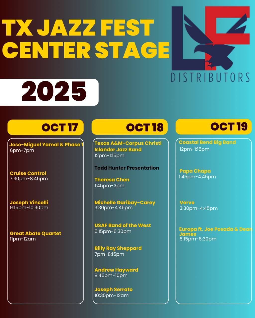 Texas Jazz Festival Center Stage