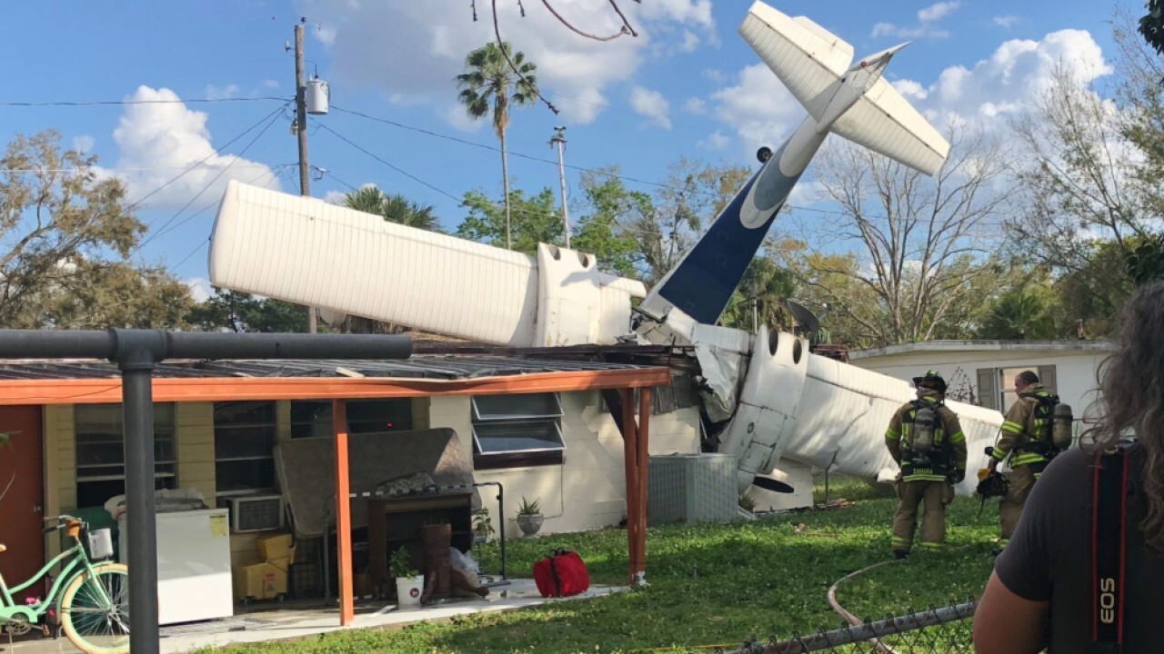 17 Year Old Survives With Minor Injuries After Plane Crashes Through Home Pins Her Against Wall
