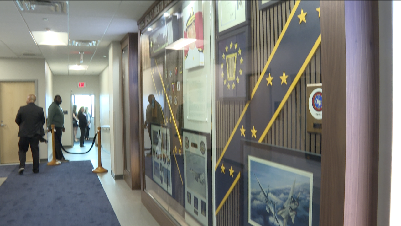 John Hefti memorial wall