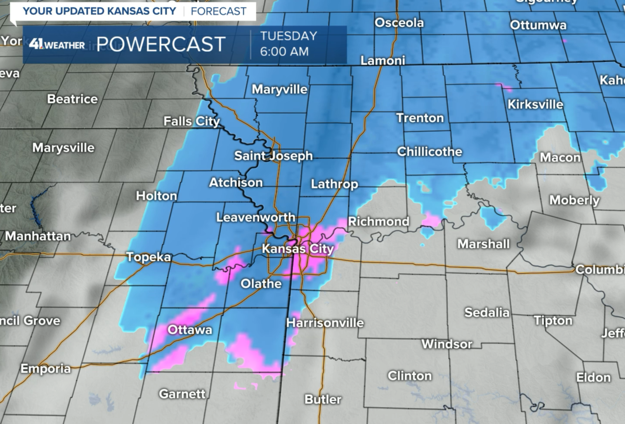 Forecast Valid 6 AM Tuesday