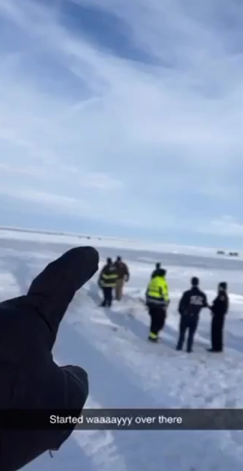 Man recounts experience being stranded on ice