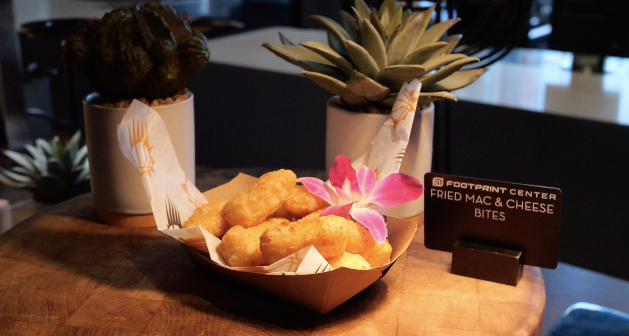 Fried Mac and Cheese bites.