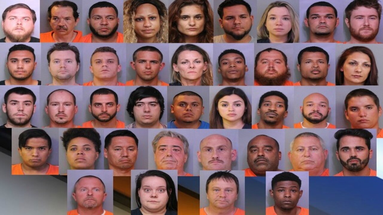 Multiple Fl Agencies Arrest 39 Suspects During Undercover Child