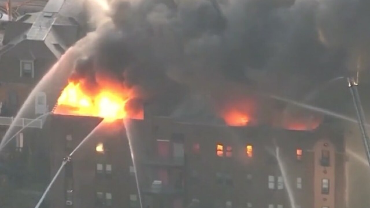 Philadelphia fire: At least 2 firefighters injured, 50 displaced in hours-long apartment blaze