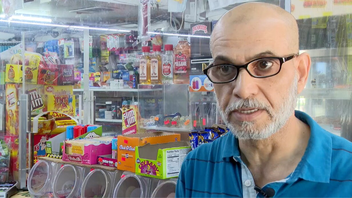 Zyad Darwish is among the convenience store owners who are in favor of the program to reduce crime.