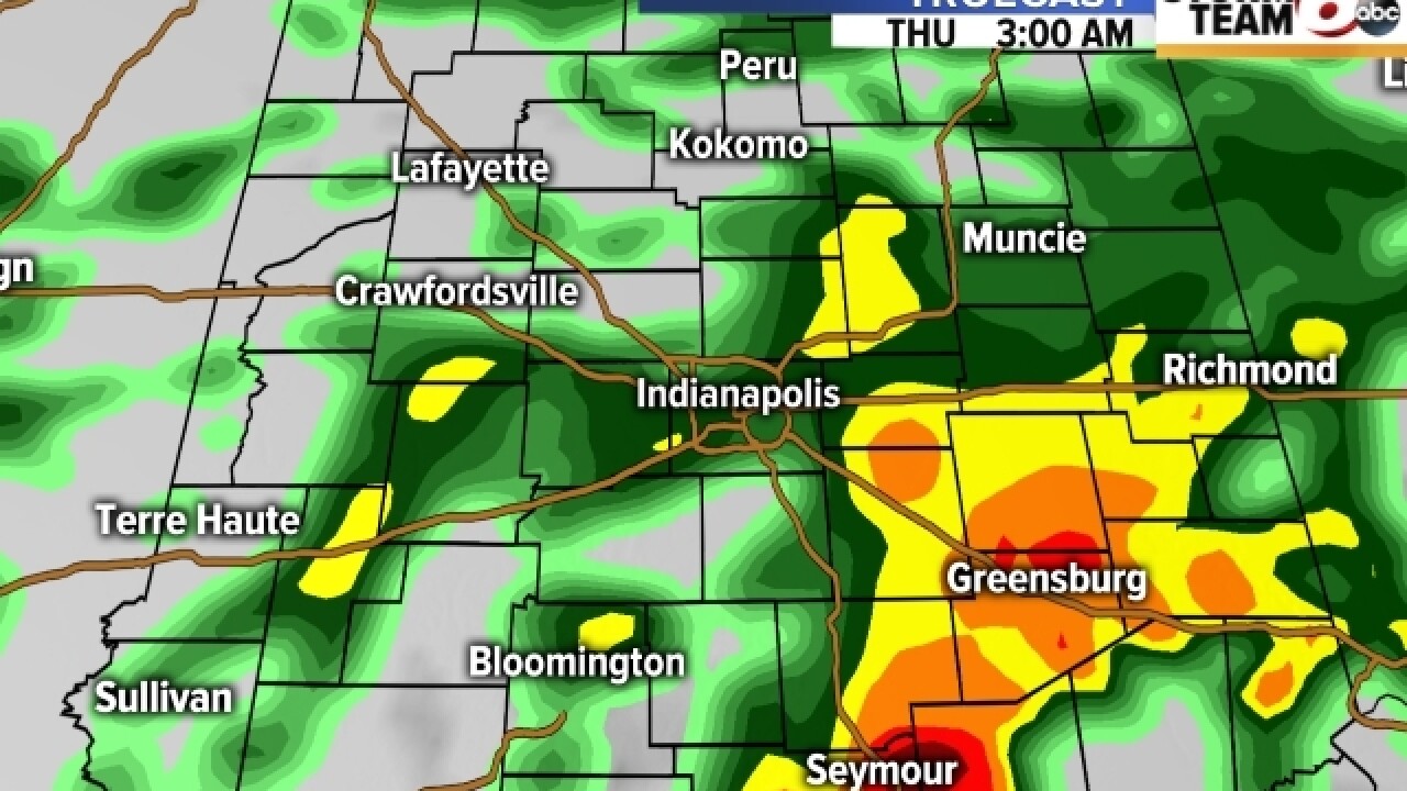 TIMELINE: When to expect rain