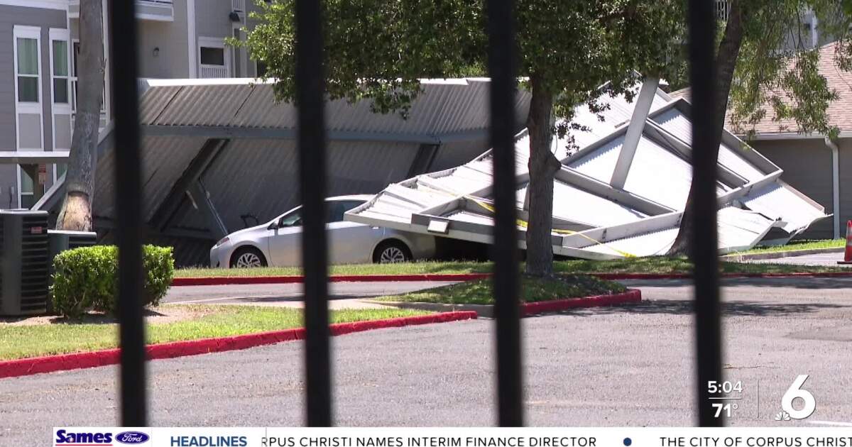 Carport collapses at Southside apartment complex during Monday storm ...