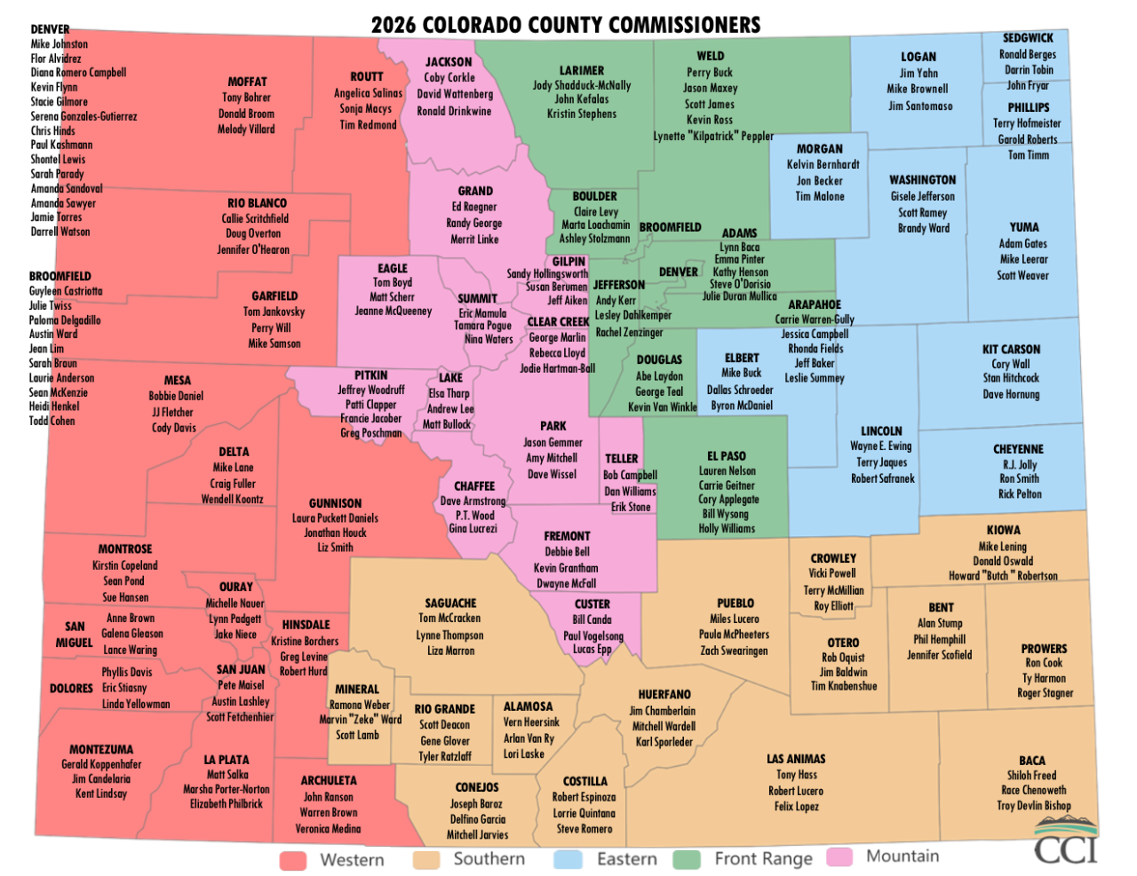 Commissioners Map
