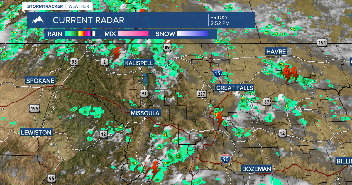 Isolated showers and storms again Friday