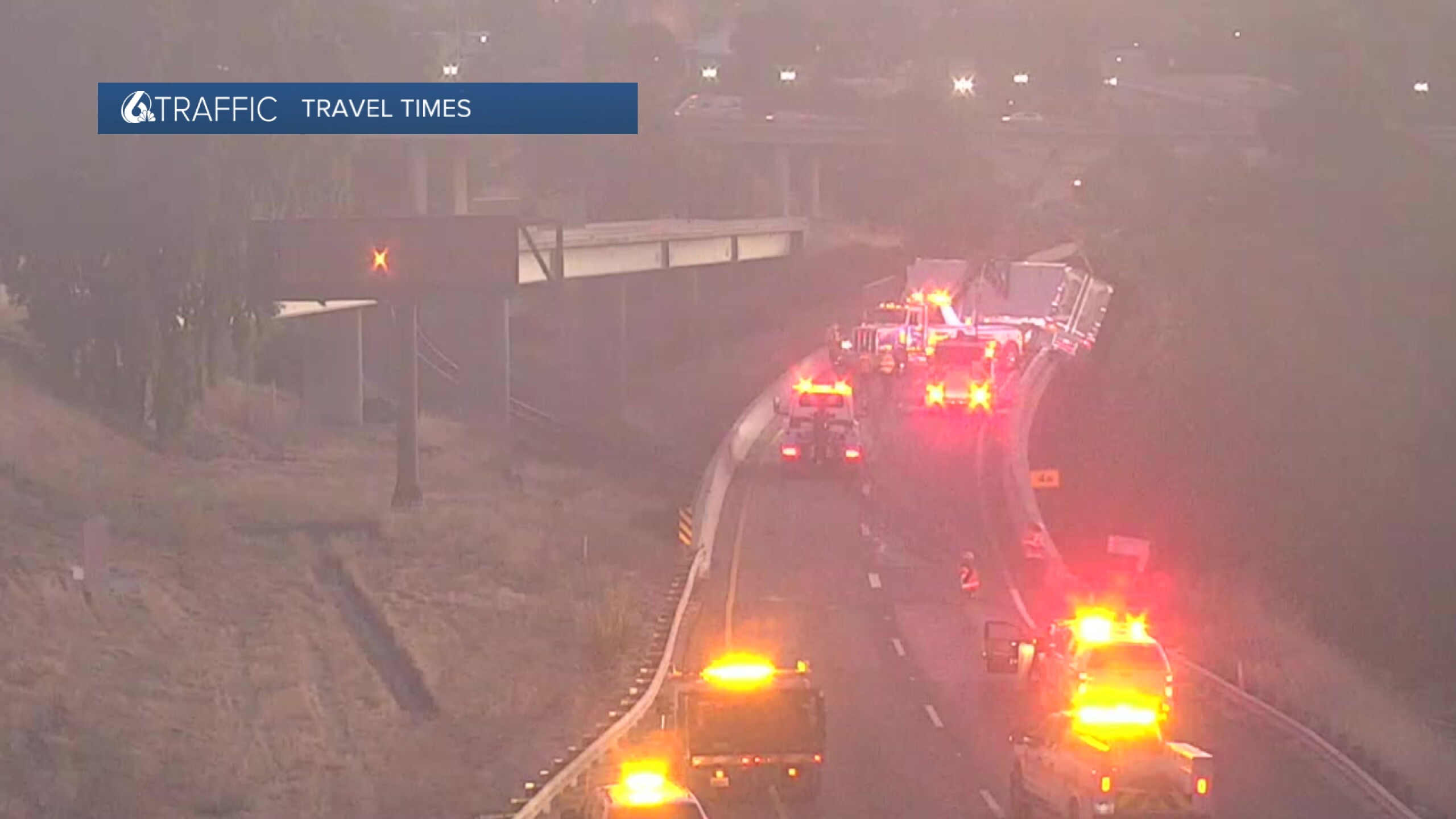 UPDATE: Northbound Highway 101 in Paso Robles reopens after big rig crash