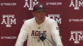 Mike Elko Speaking to the media