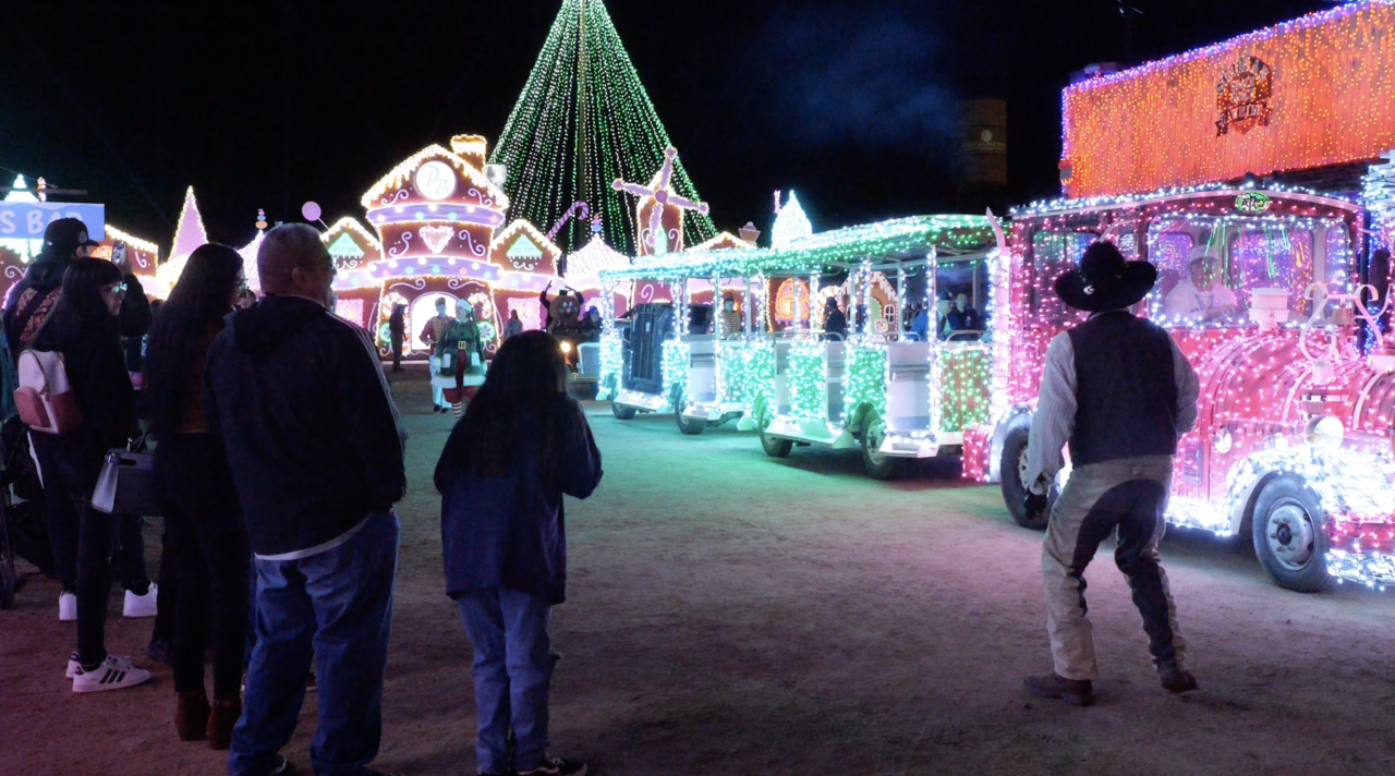 There’s a nightly parade that goes through the whole ‘town!’