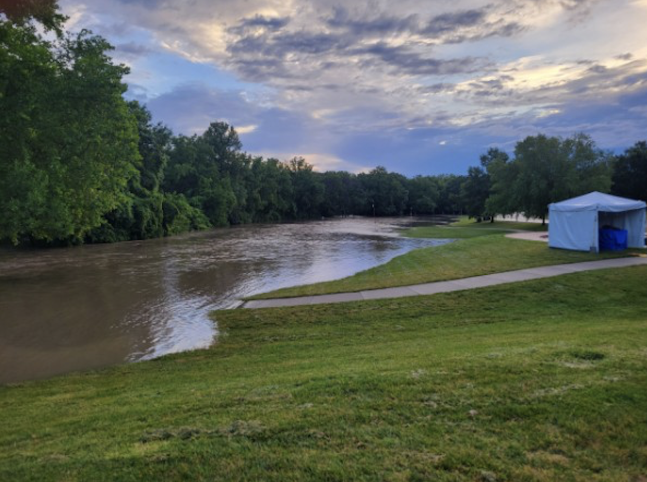Indian Creek flooding
