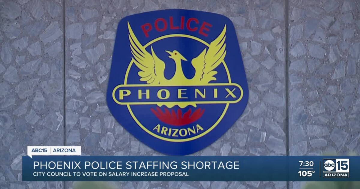 Phoenix Pd Ranks Officials to vote on Phoenix PD pay structure
