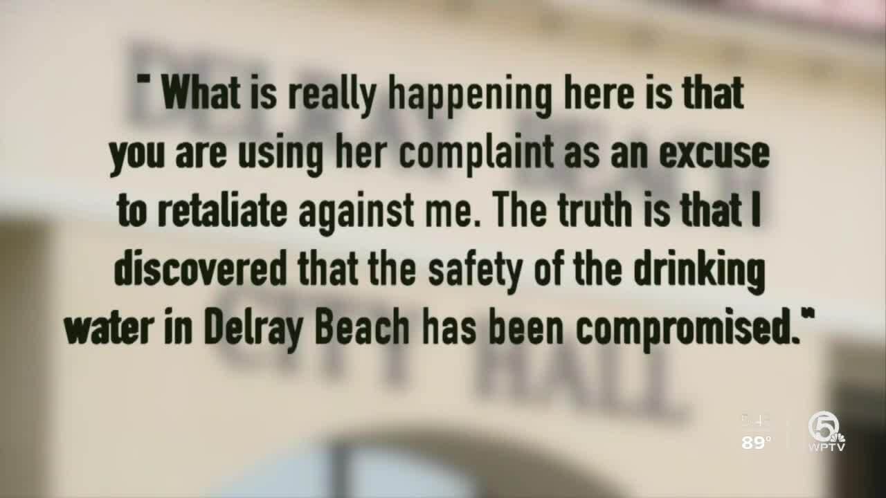 '...safety of the drinking water in Delray Beach has been compromised'
