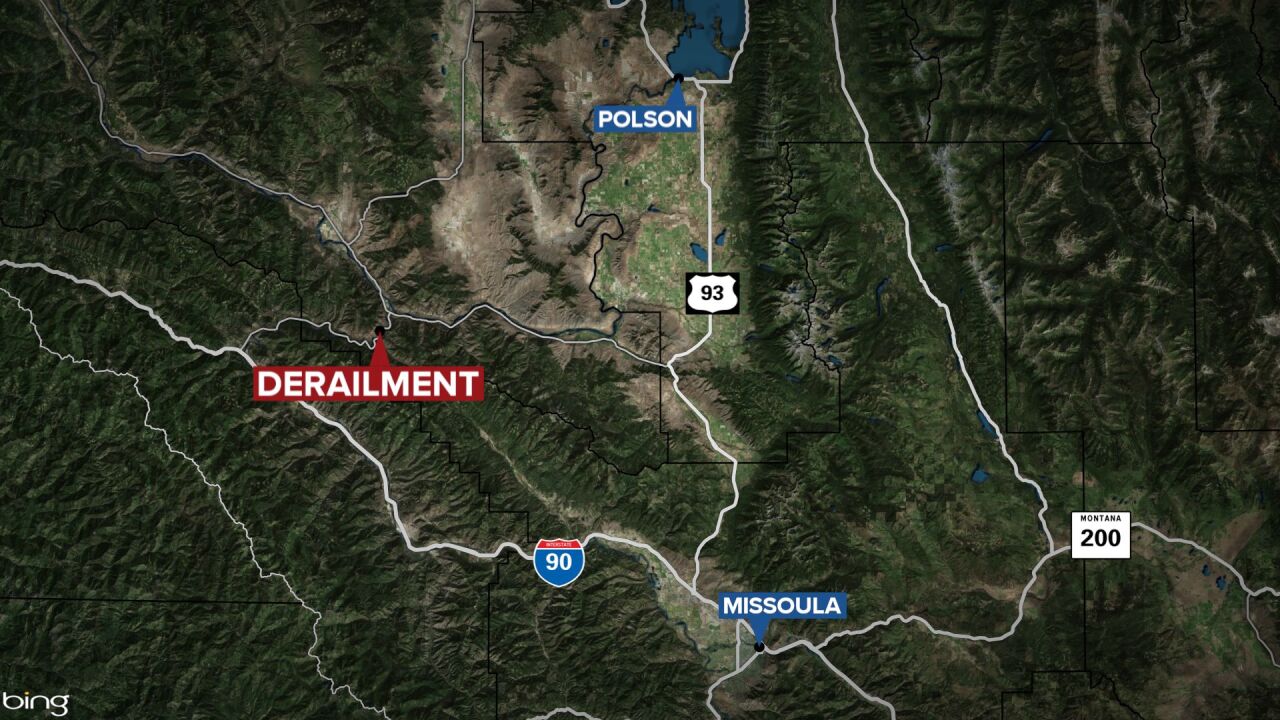 Train cars derail into river near Quinn's Hot Springs