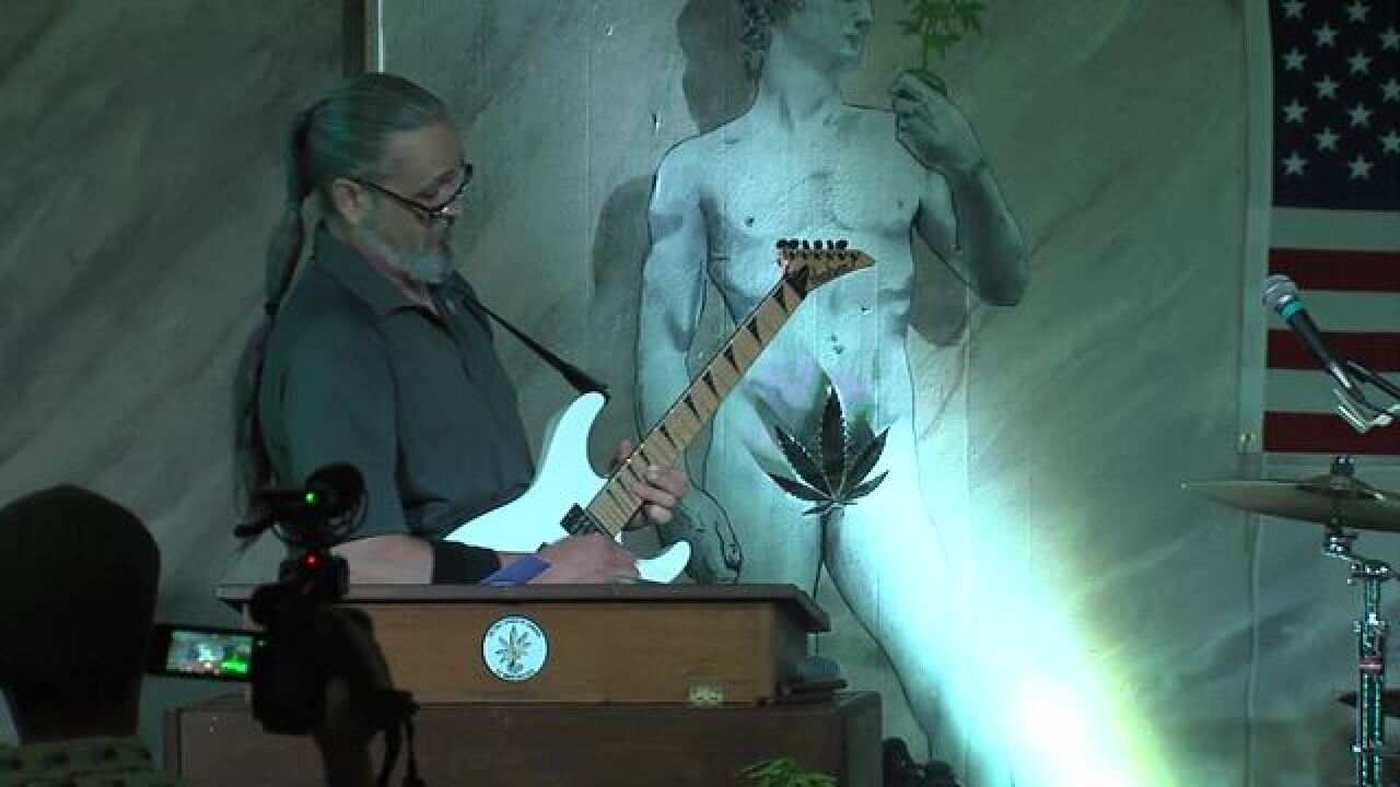 PHOTOS: First Church of Cannabis 4/20 service