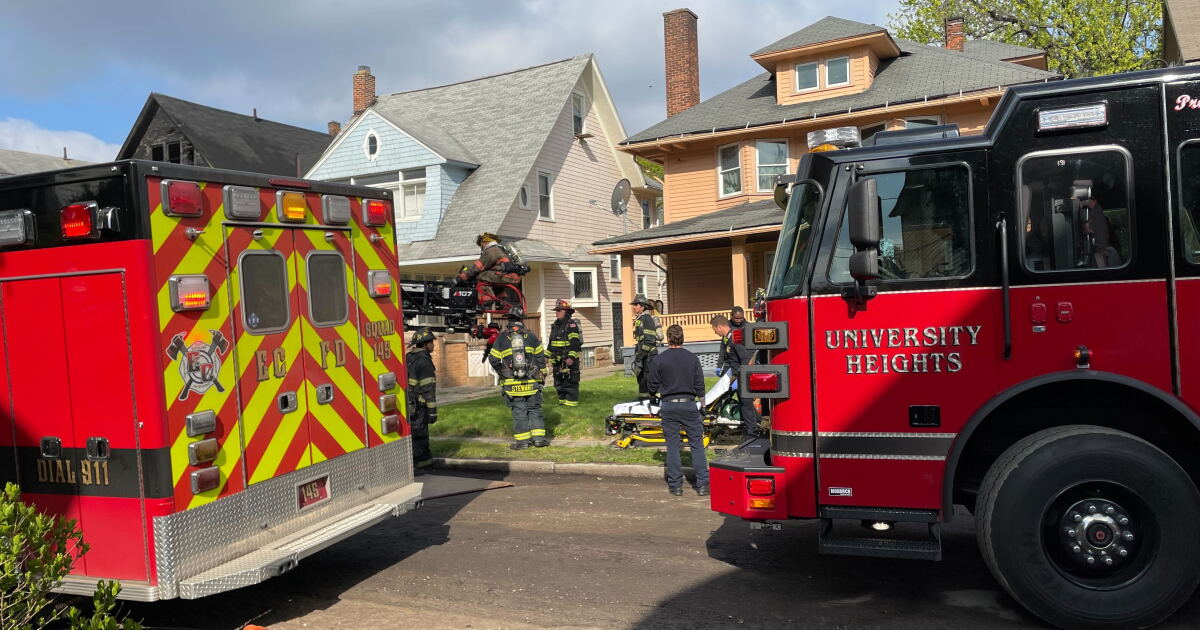East Cleveland Fire battles house fire; firefighter injured by ...