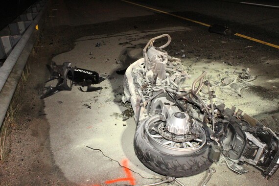 CSP Vehicle, Tow Truck Damaged at Injury Crash Scene 2