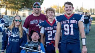 Walker Moench and his family