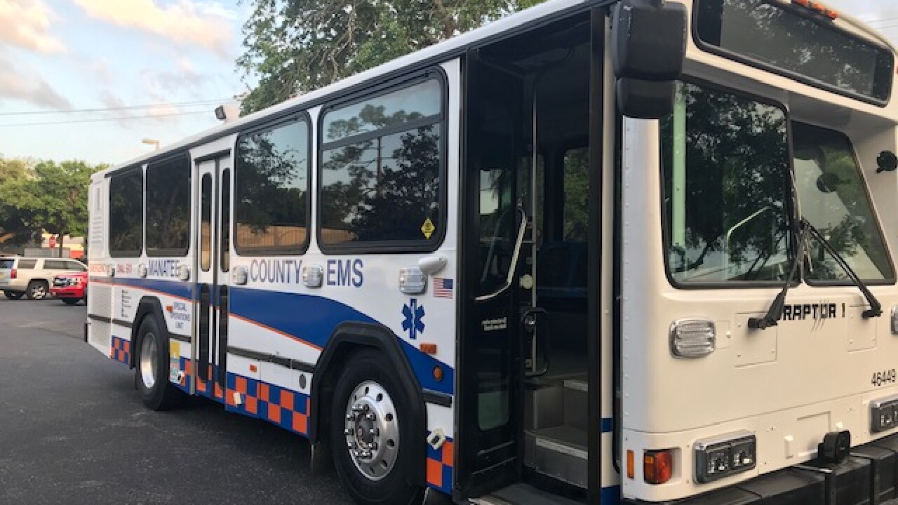 A Manatee County bus transforms into an ambulance in emergency situations