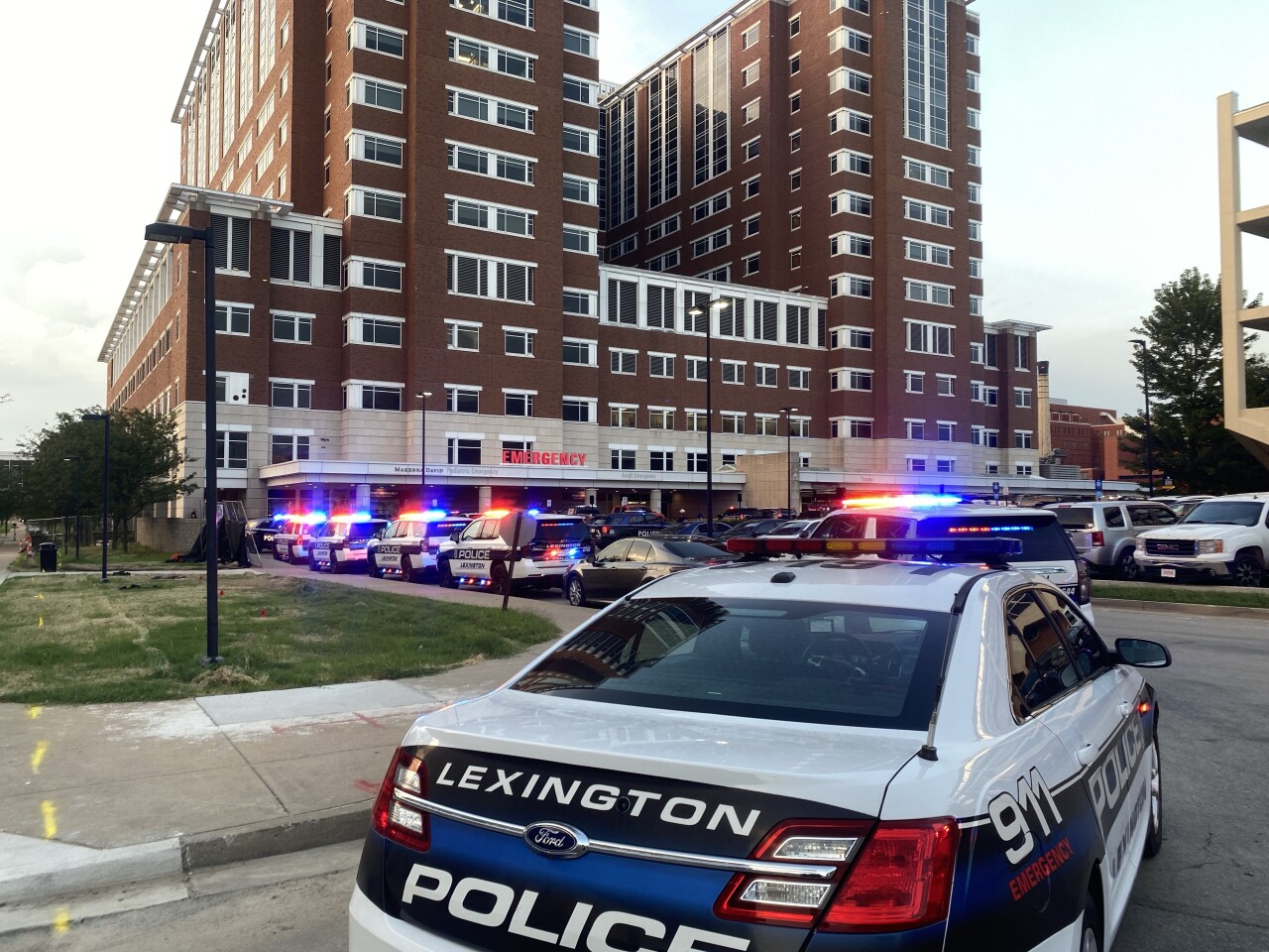 Police response at Lexington hospital
