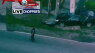 Car smashes into concrete pole along Australian Avenue