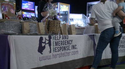 Strike Out Domestic Violence event 