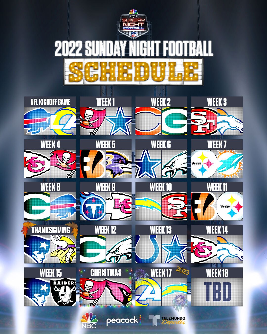 nfl monday night football what channel