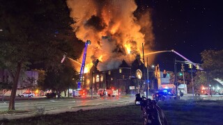 E 55 Church fire