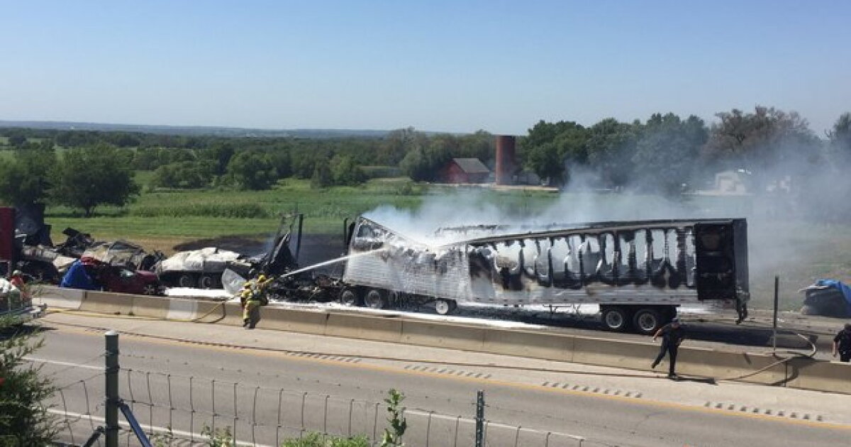 Trucker pleads no contest in fiery I-70 crash that killed 5
