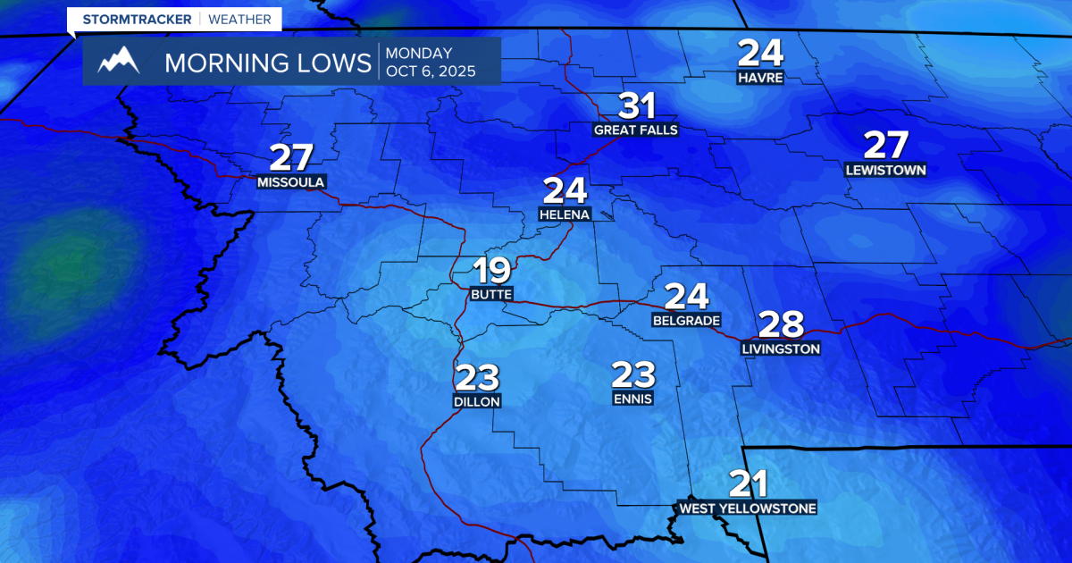 Slow warming trend this week