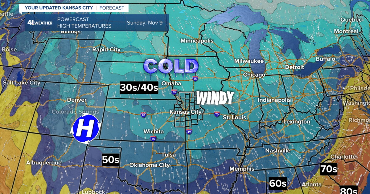 KSHB 41 Weather Blog | 1 cold blast, 2 minor rain chances ahead for ...