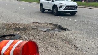 East Cleveland pothole