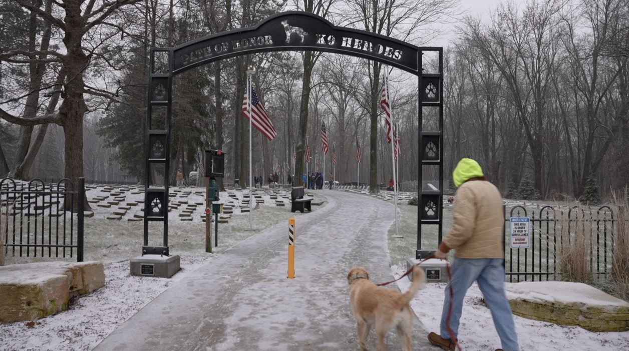 The Michigan War Dog Memorial in Lyon Charter Township