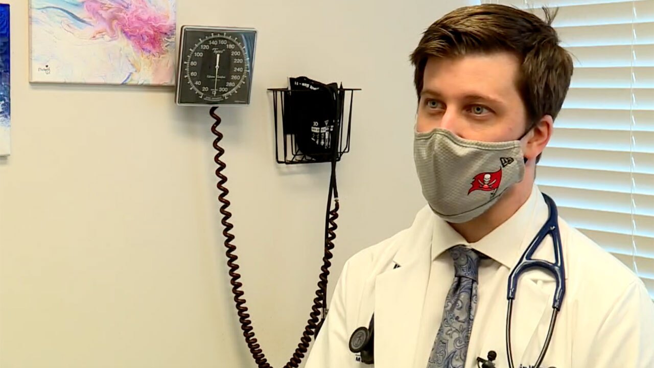 Dr. Justin Williams at Wellington Regional Medical Center speaks on the Delta variant