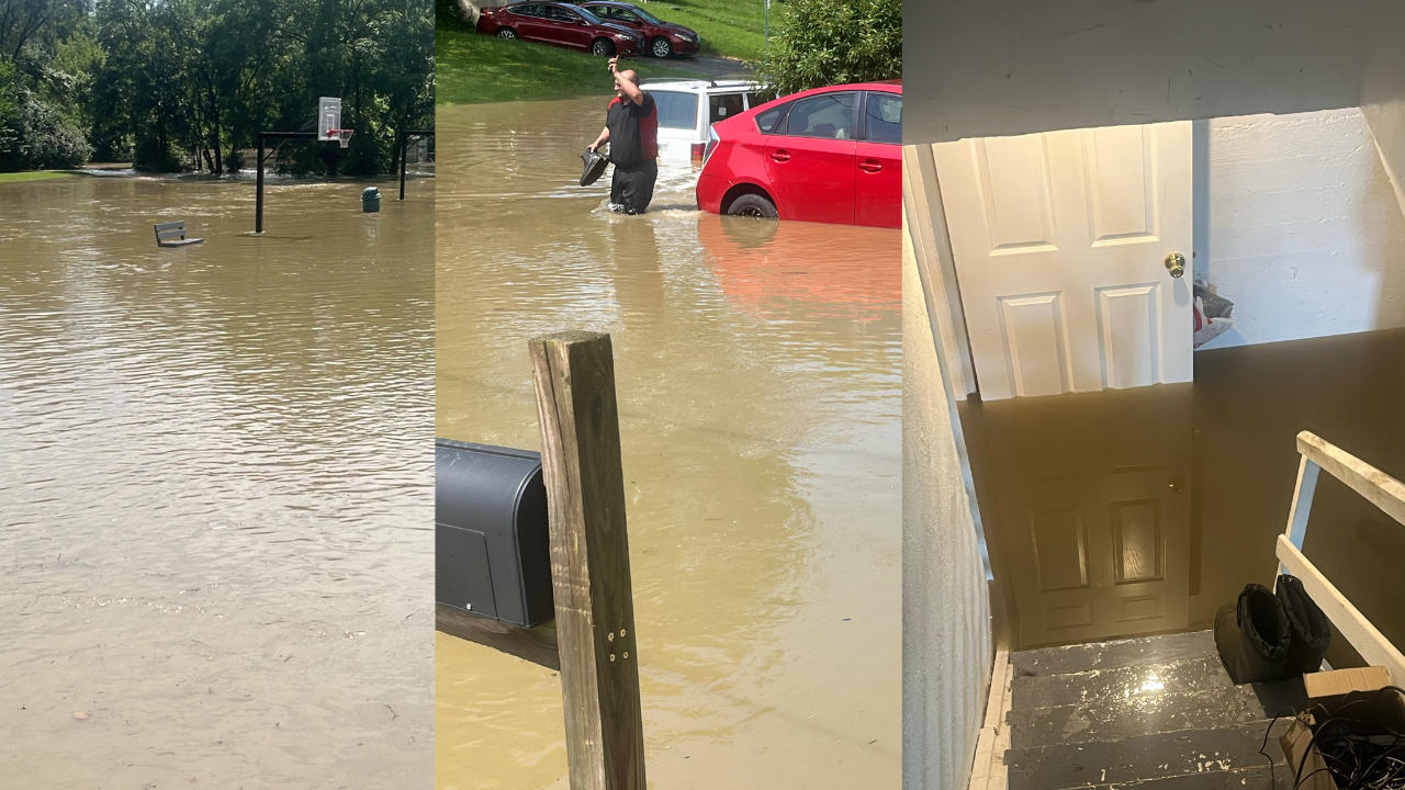Flooding Colerain Township