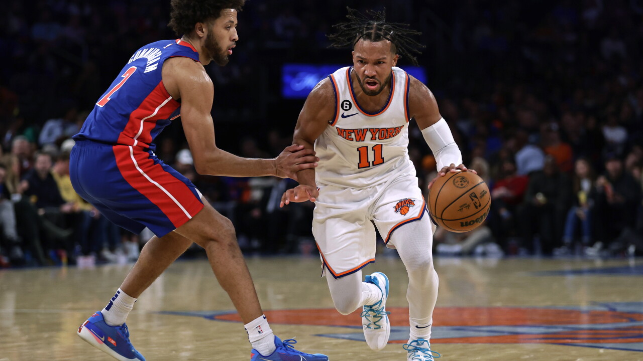 Jalen Brunson Pistons Knicks Basketball