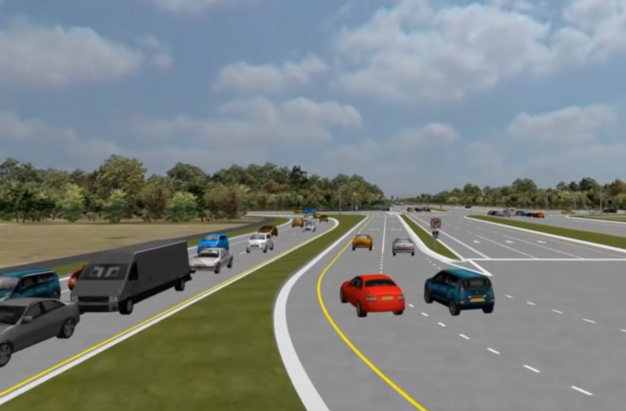 Continuous Flow Intersection