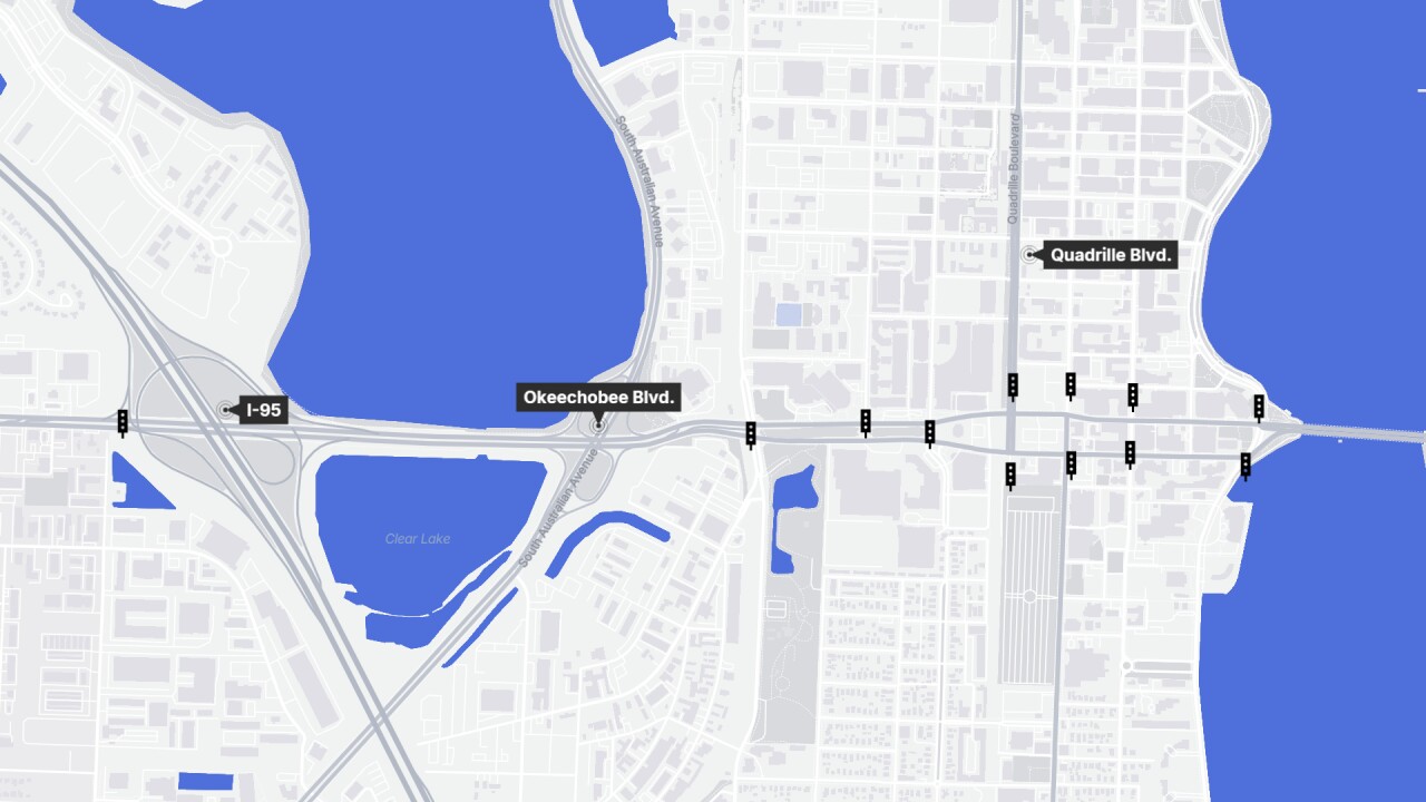 Okeechobee Smart Lights map