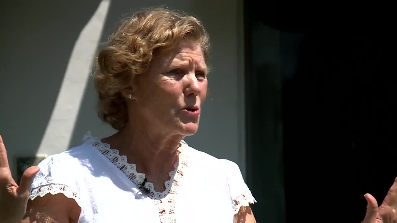 Betsy Wenzel, distressed by antisemitic flyers in her Boca Raton neighborhood, April 3, 2023